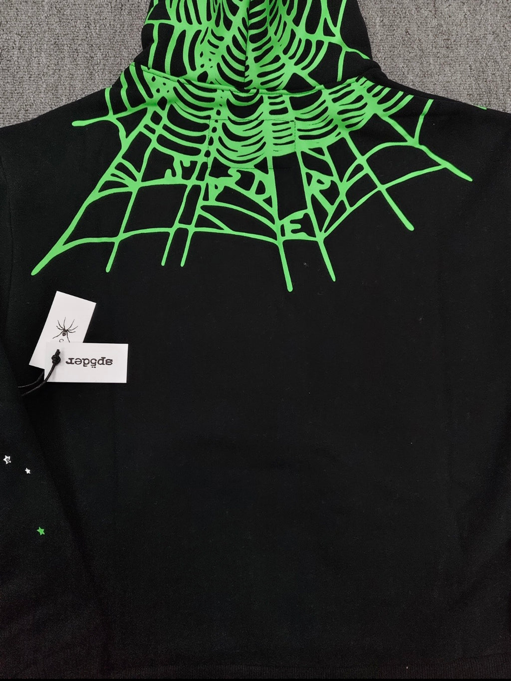 Sp5der Heavy Web Hoodie 'Black'