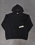 Fear of God Essentials Nylon
Fleece Hoodie 'Jet Black/Jet Black