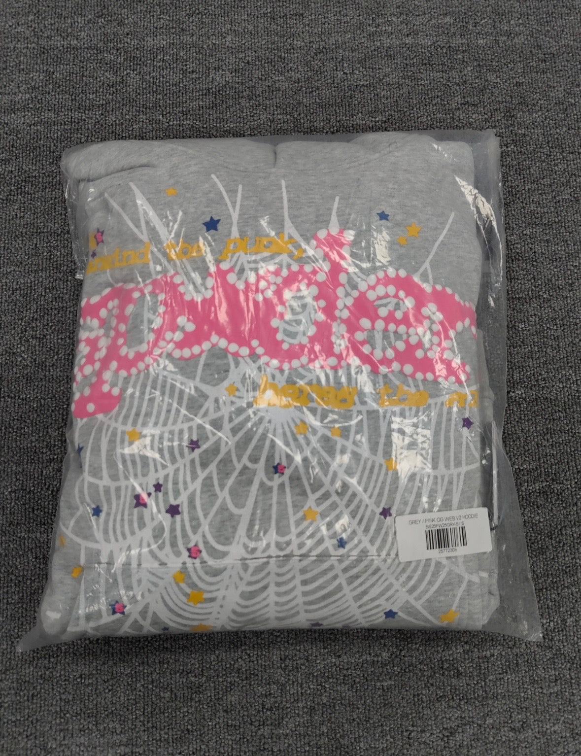 Spider Worldwide Men's Grey Hoodie