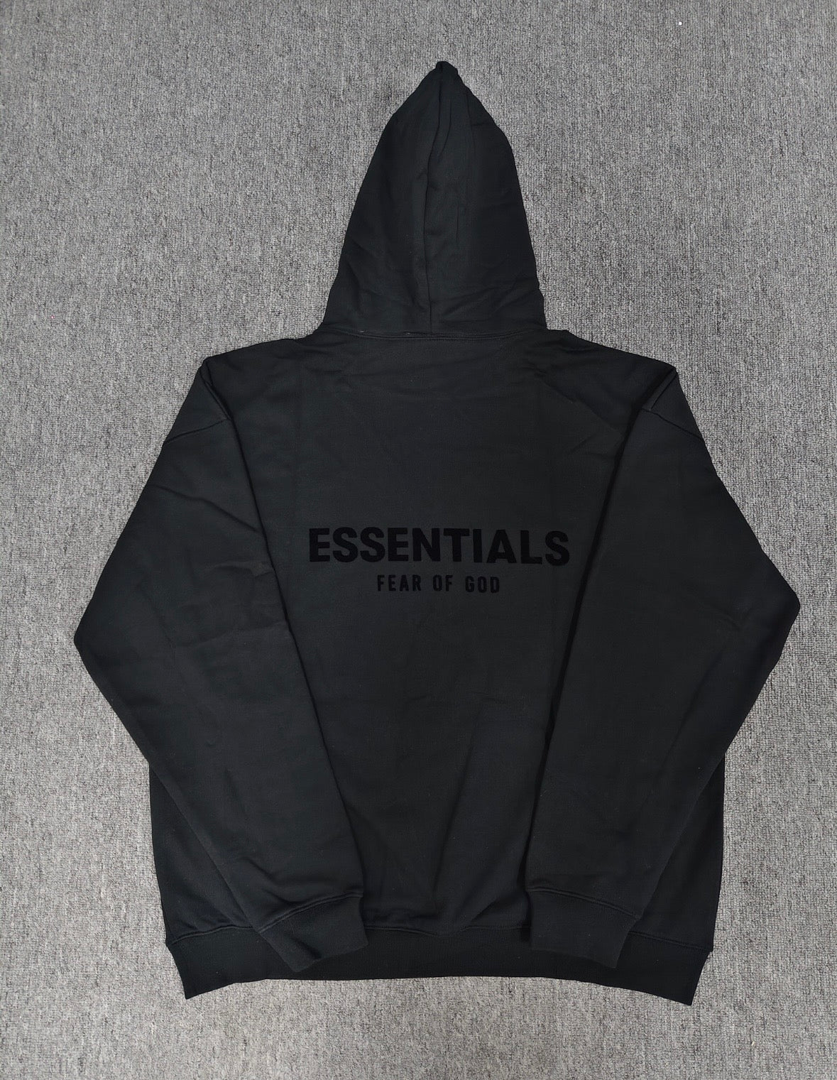 Fear of God Essentials Nylon
Fleece Hoodie 'Jet Black/Jet Black