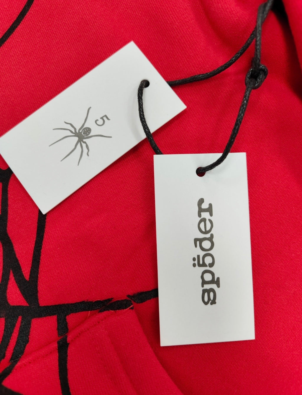Sp5der OG Web Studded Zip
Hoodie 'Red'