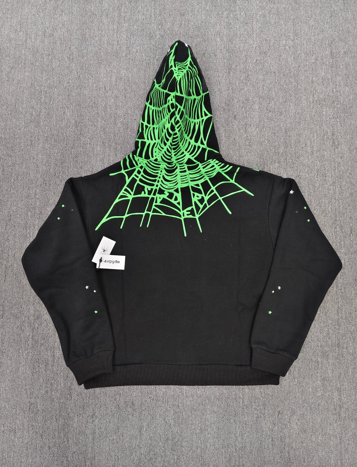 Sp5der Heavy Web Hoodie 'Black'