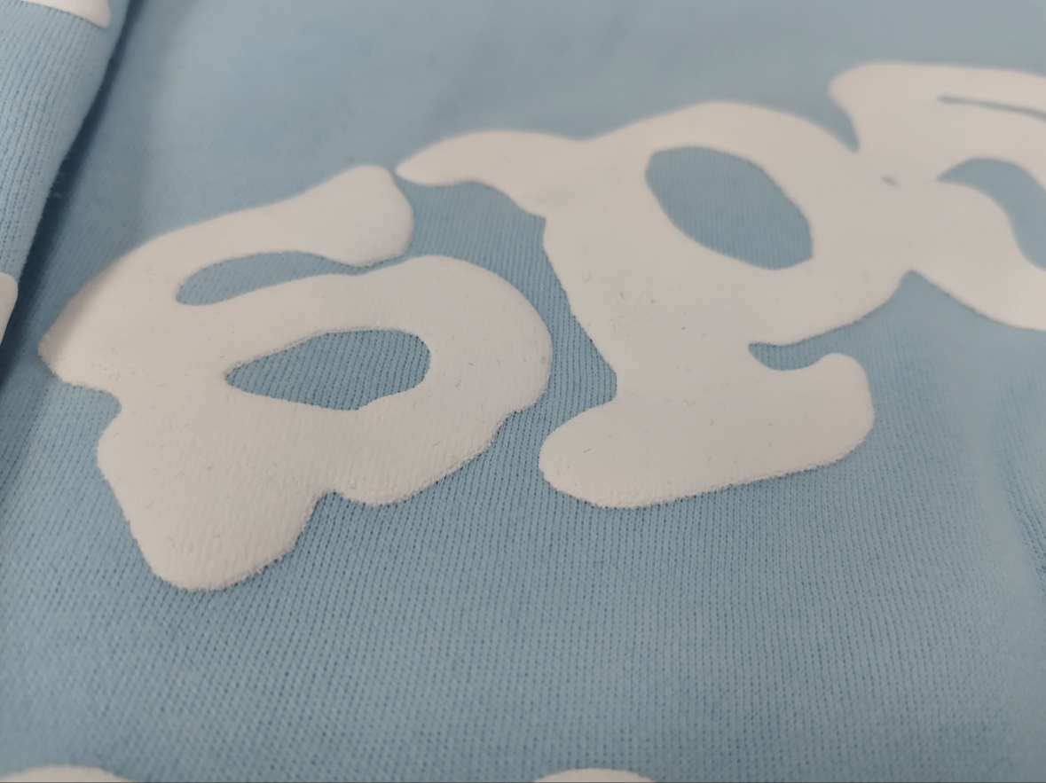 Sp5der Beluga V2 "Dusty Blue" hoodie.