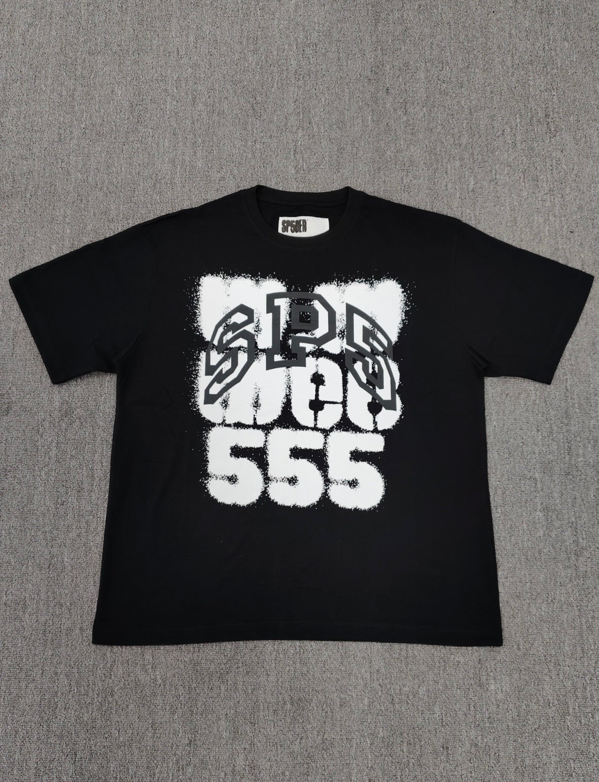 Sp5der Sp555 Tee in black