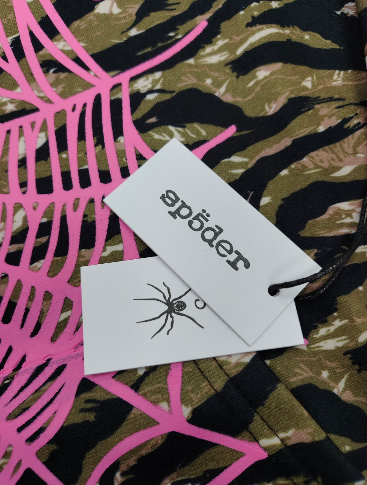 SP5DER OG Web V2 Tiger Camo hoodie