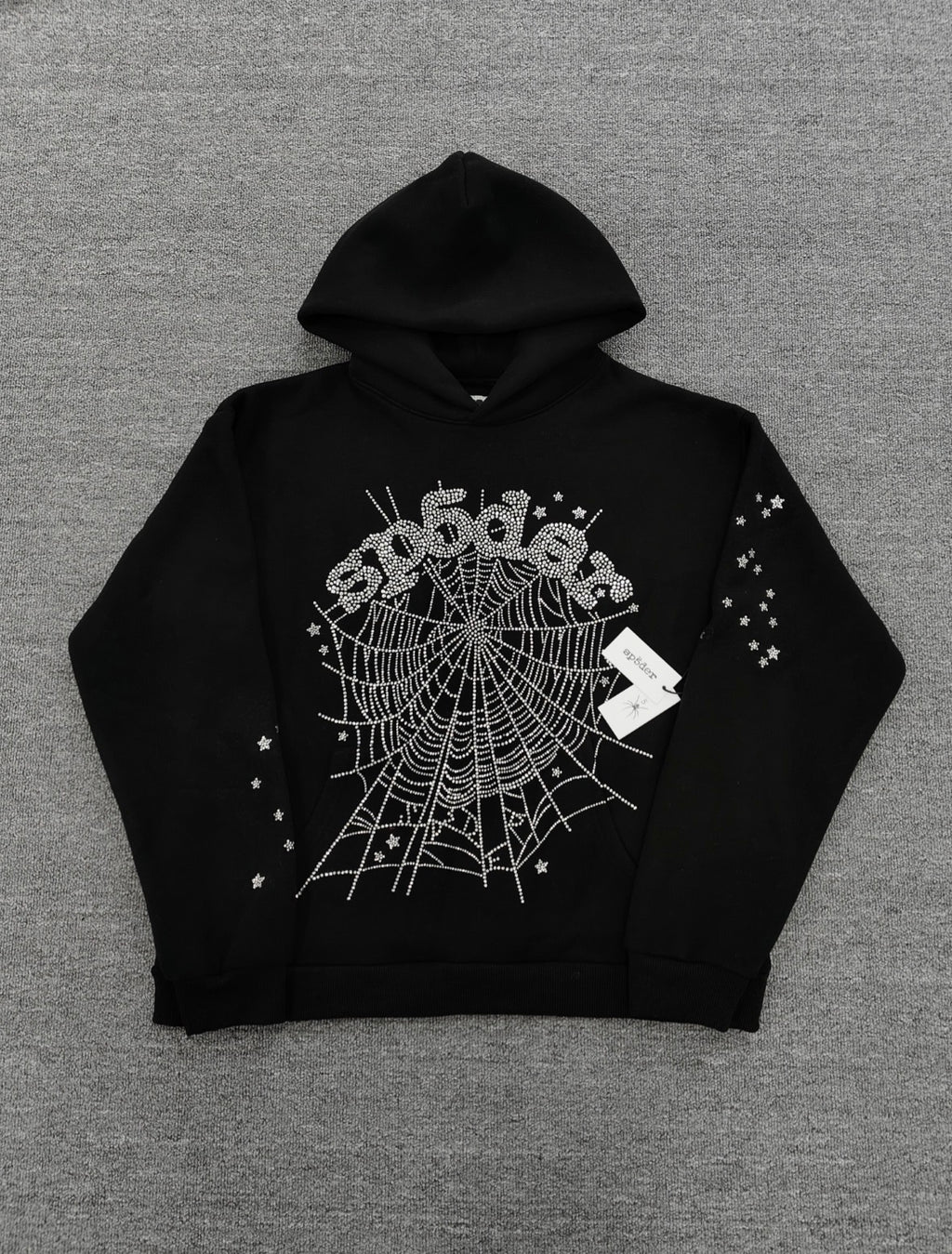 Sp5der OG Web Hoodie 'Black’