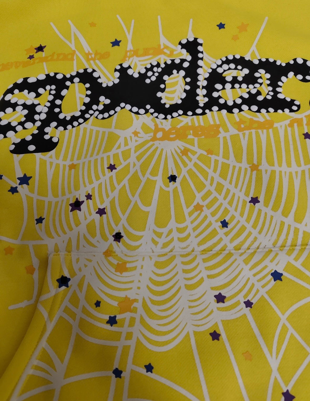 Sp5der Spider Hoodie Yellow OG Web V2