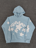 Sp5der Beluga V2 "Dusty Blue" hoodie.