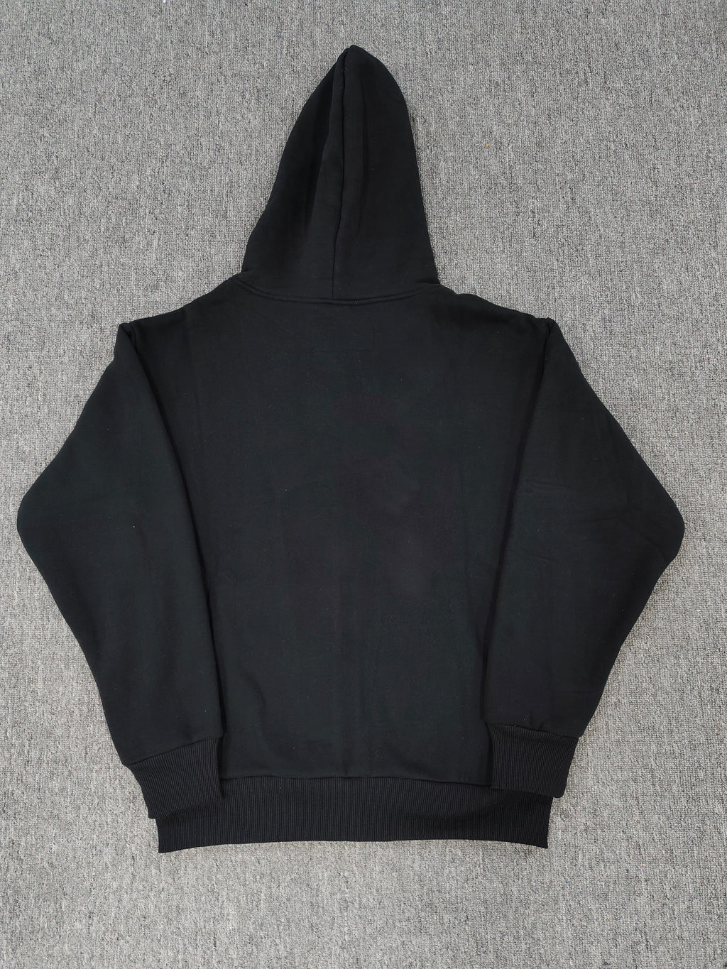 black Sp5der OG Web V2 Phantom Zip Up Hoodie features a prominent rhinestone-embellished logo and web graphic