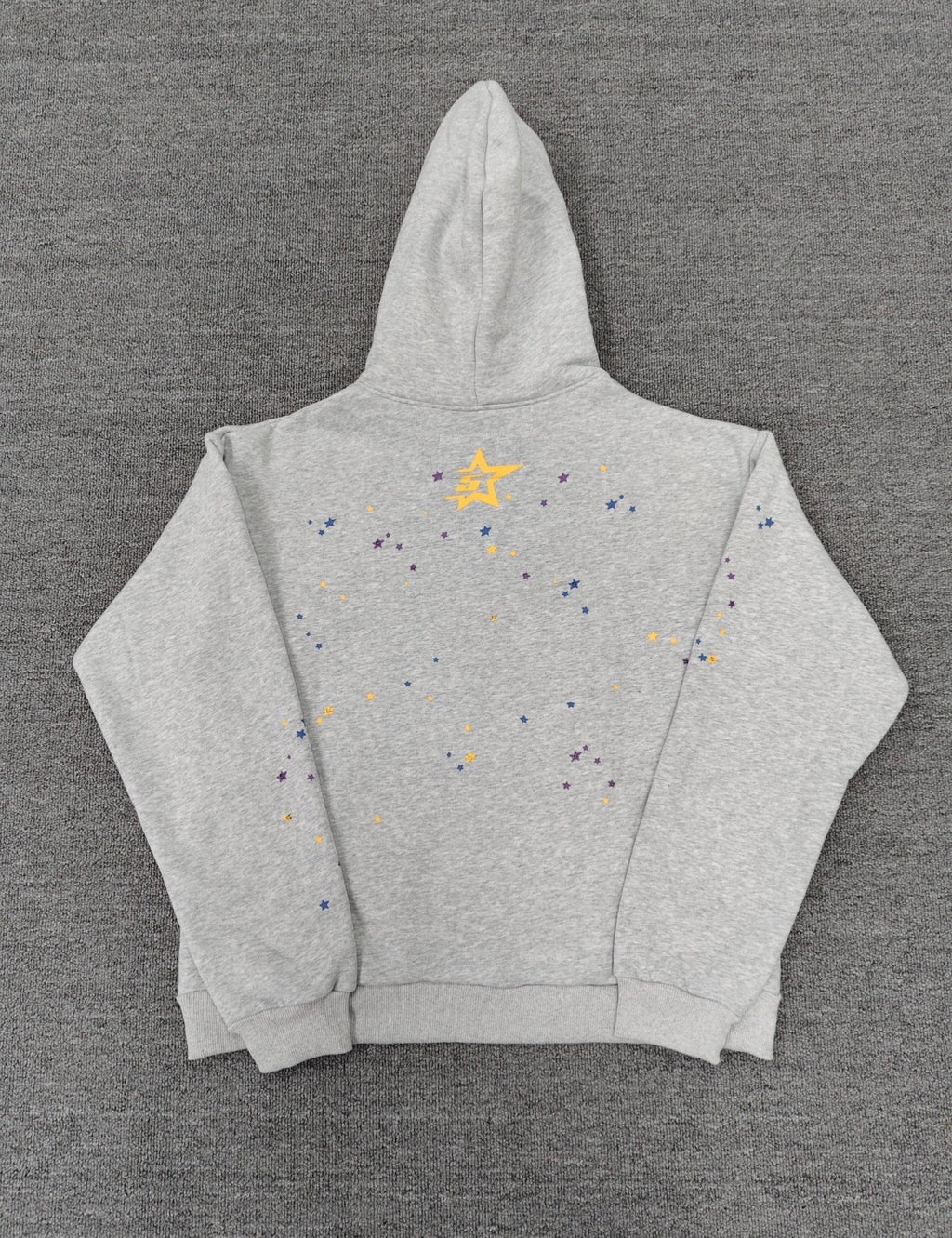 gray Spider Worldwide (SP5DER) web hoodie.