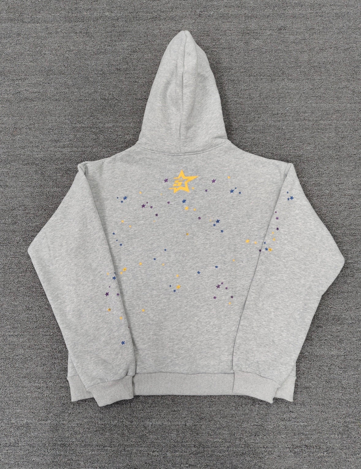 gray Spider Worldwide (SP5DER) web hoodie.