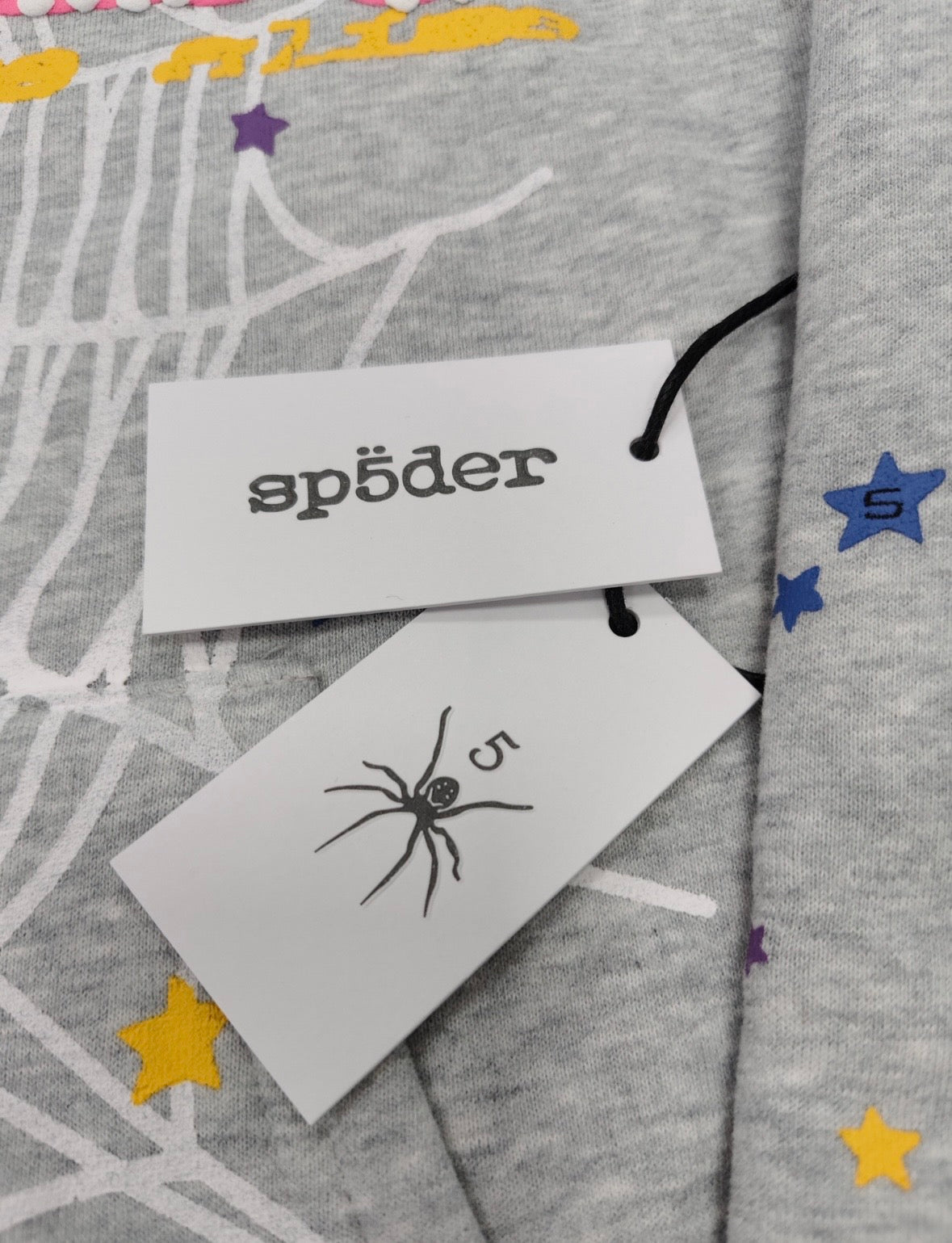 Spider Worldwide Men's Grey Hoodie
