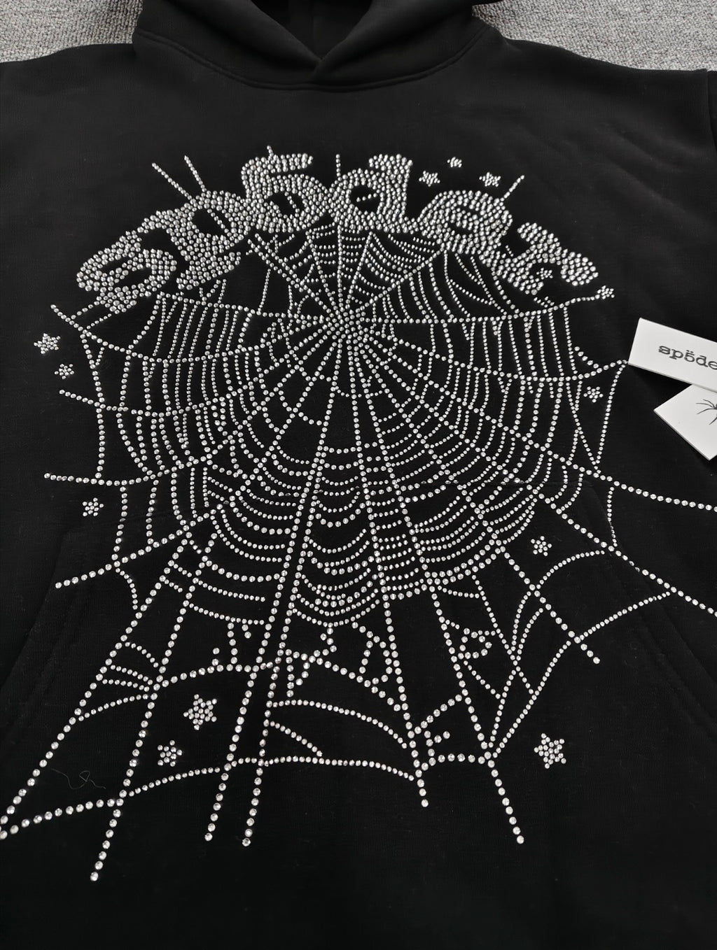 Sp5der OG Web Hoodie 'Black’