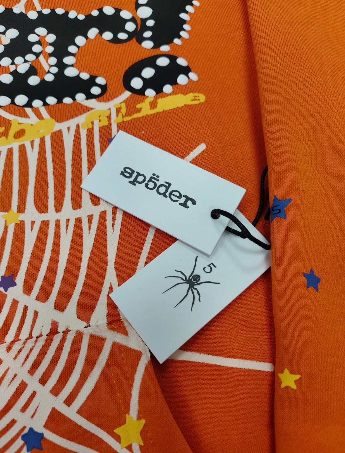 Spider Worldwide Men's Orange Hoodie