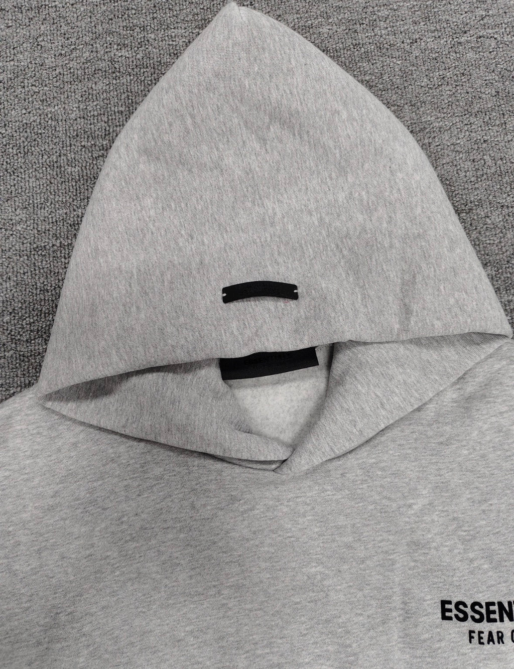 Fear of God Essentials Fleece Hoodie II Light Heather Gray