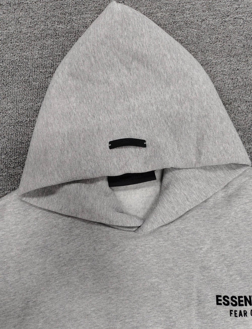 Fear of God Essentials Fleece Hoodie II Light Heather Gray