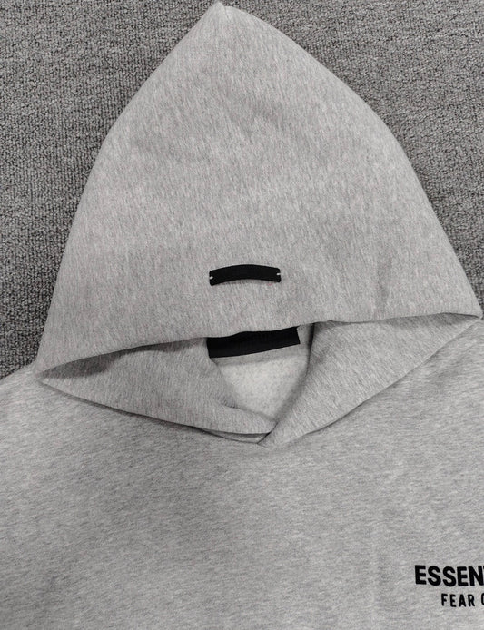 Fear of God Essentials Fleece Hoodie II Light Heather Gray