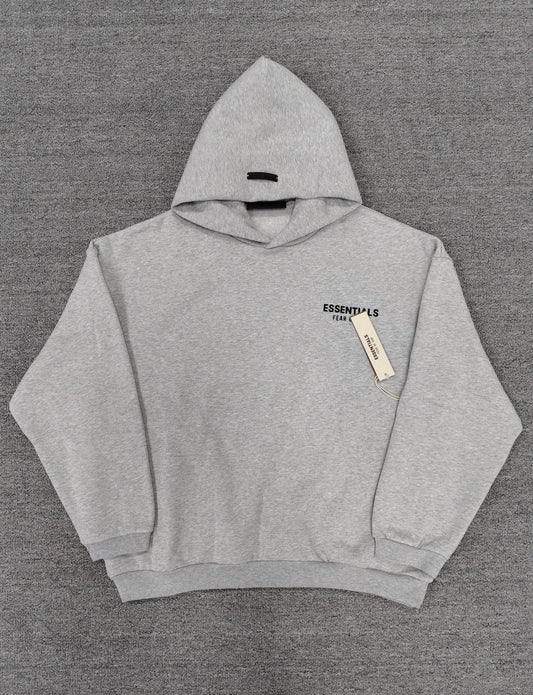 Fear of God Essentials Fleece Hoodie II Light Heather Gray