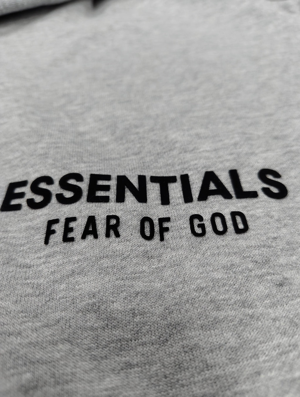 Fear of God Essentials Fleece Hoodie II Light Heather Gray