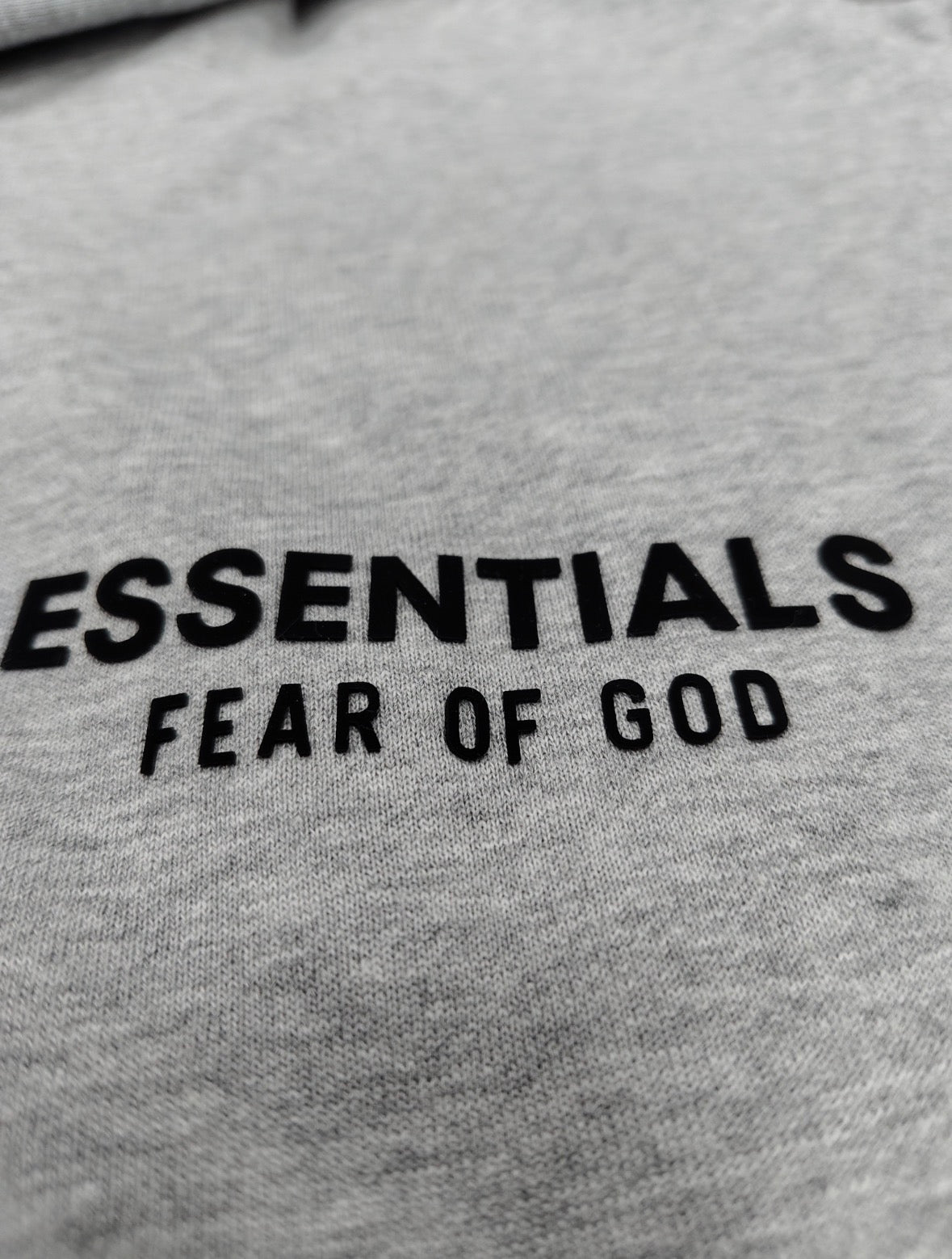 Fear of God Essentials Fleece Hoodie II Light Heather Gray