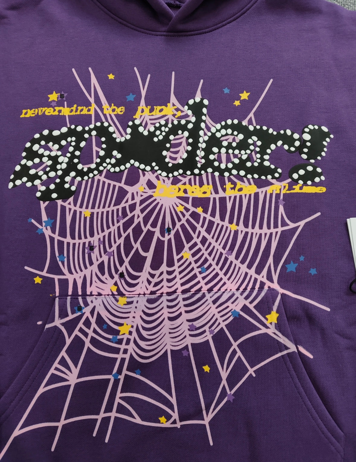 Spider Worldwide Men's Purple Hoodie