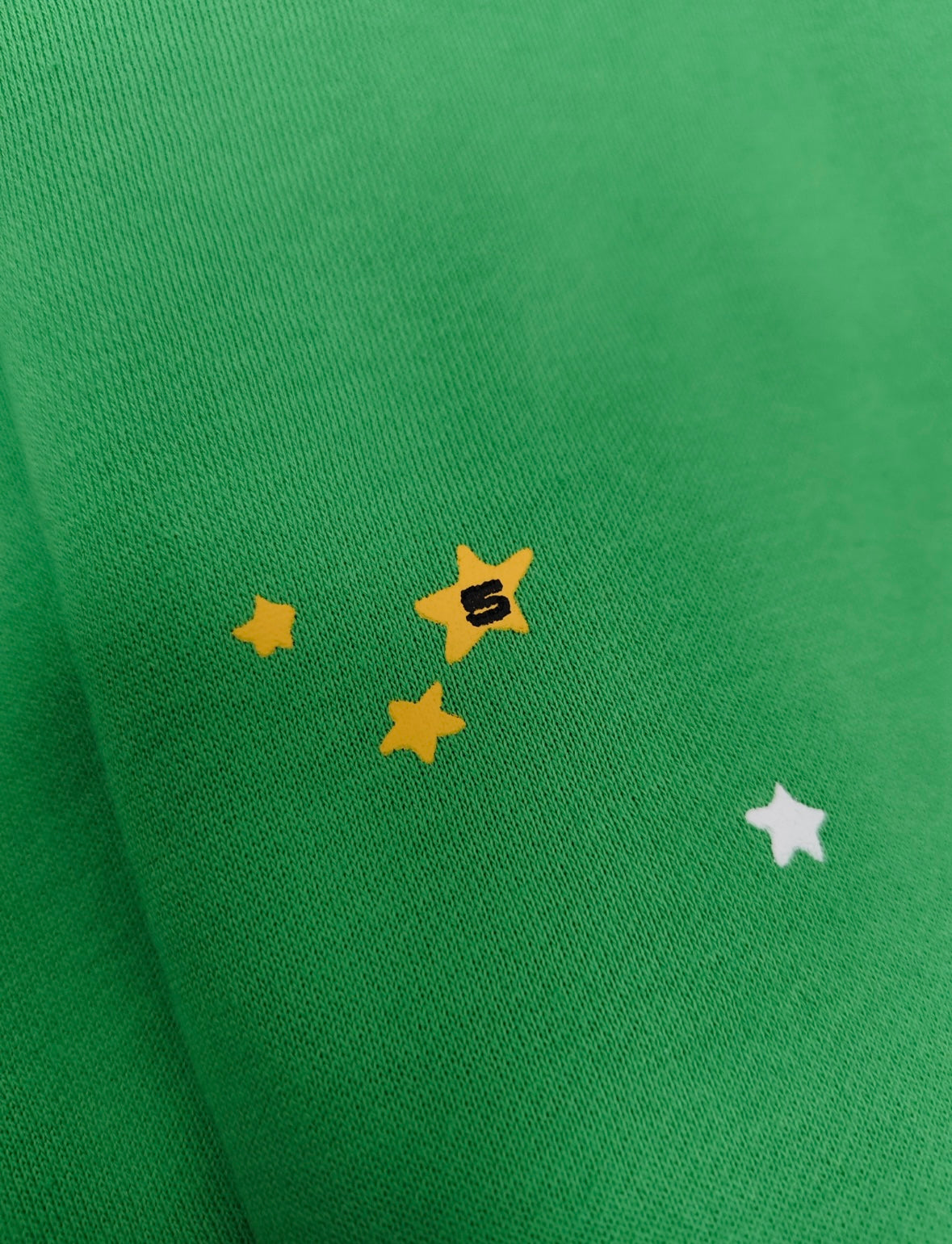 Sp5der Punk V2 Rhinestone
Hoodie 'Bright Green'