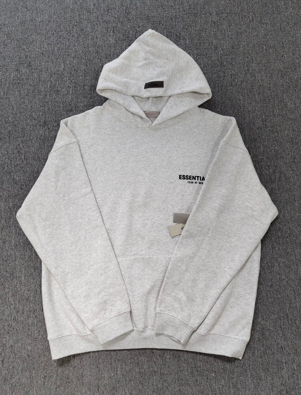 Fear of God Essentials hoodie in the Light Oatmeal