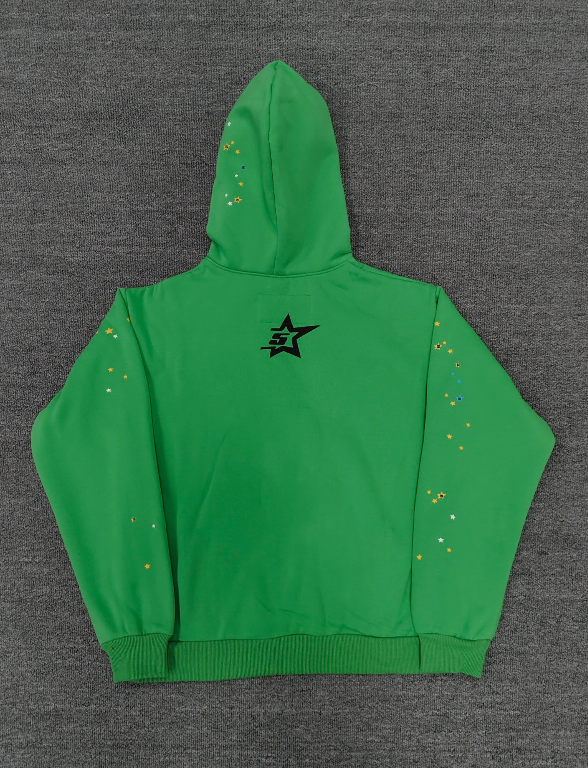Sp5der Punk V2 Rhinestone
Hoodie 'Bright Green'
