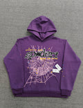 Spider Worldwide Men's Purple Hoodie