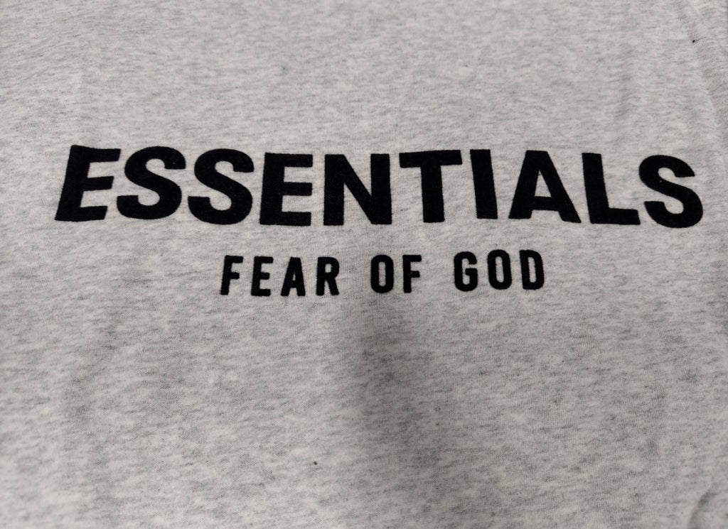 Fear of God Essentials hoodie in the Light Oatmeal