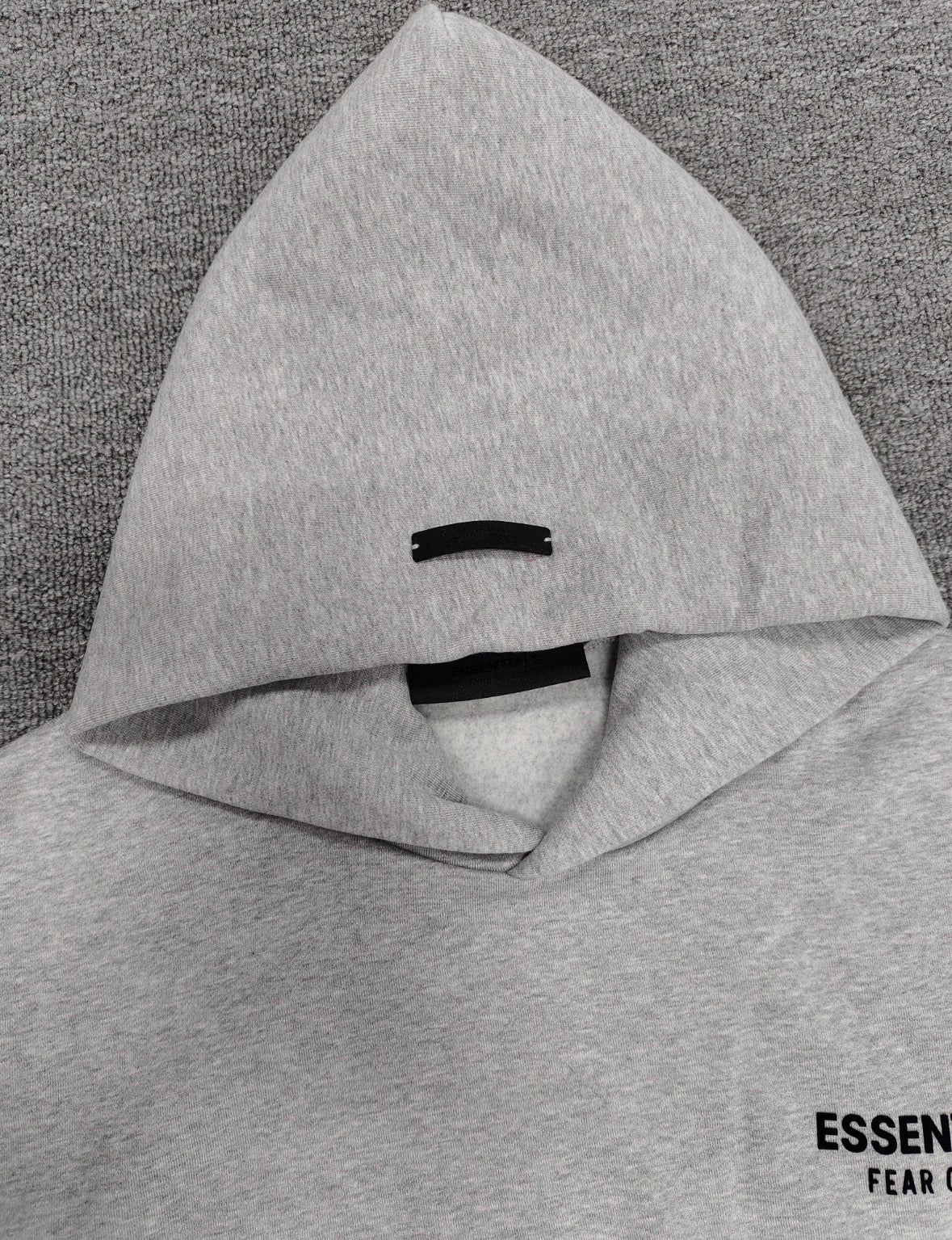 Fear of God Essentials Fleece Hoodie II Light Heather Gray