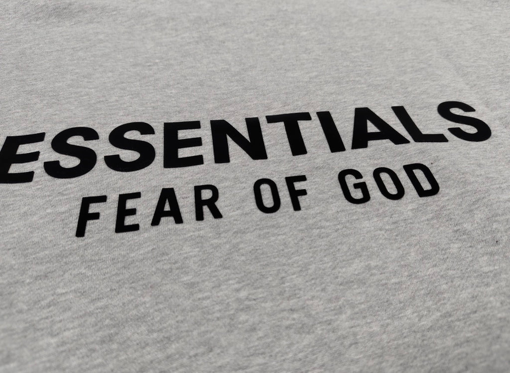 Fear of God Essentials Fleece Hoodie II Light Heather Gray