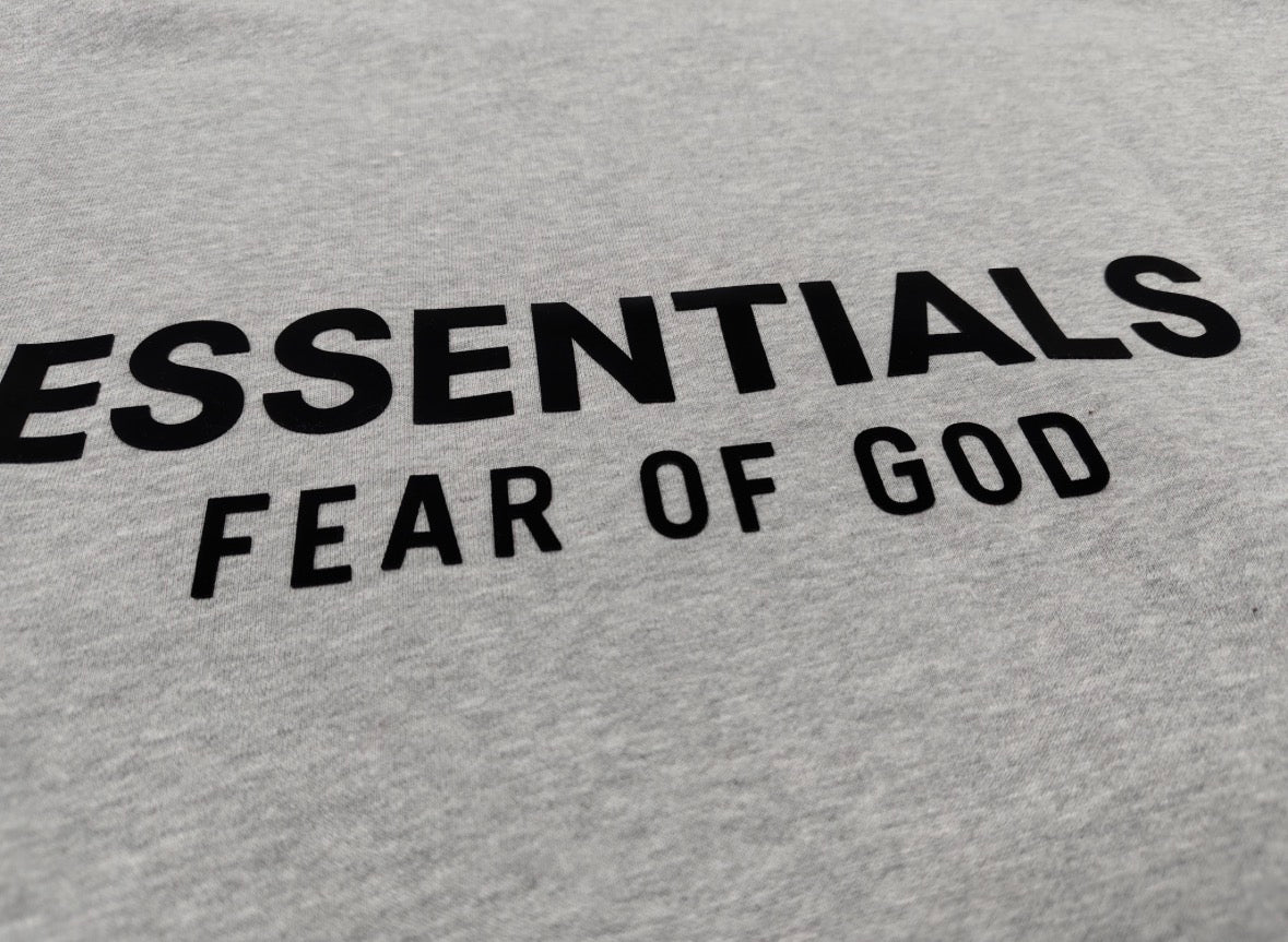 Fear of God Essentials Fleece Hoodie II Light Heather Gray