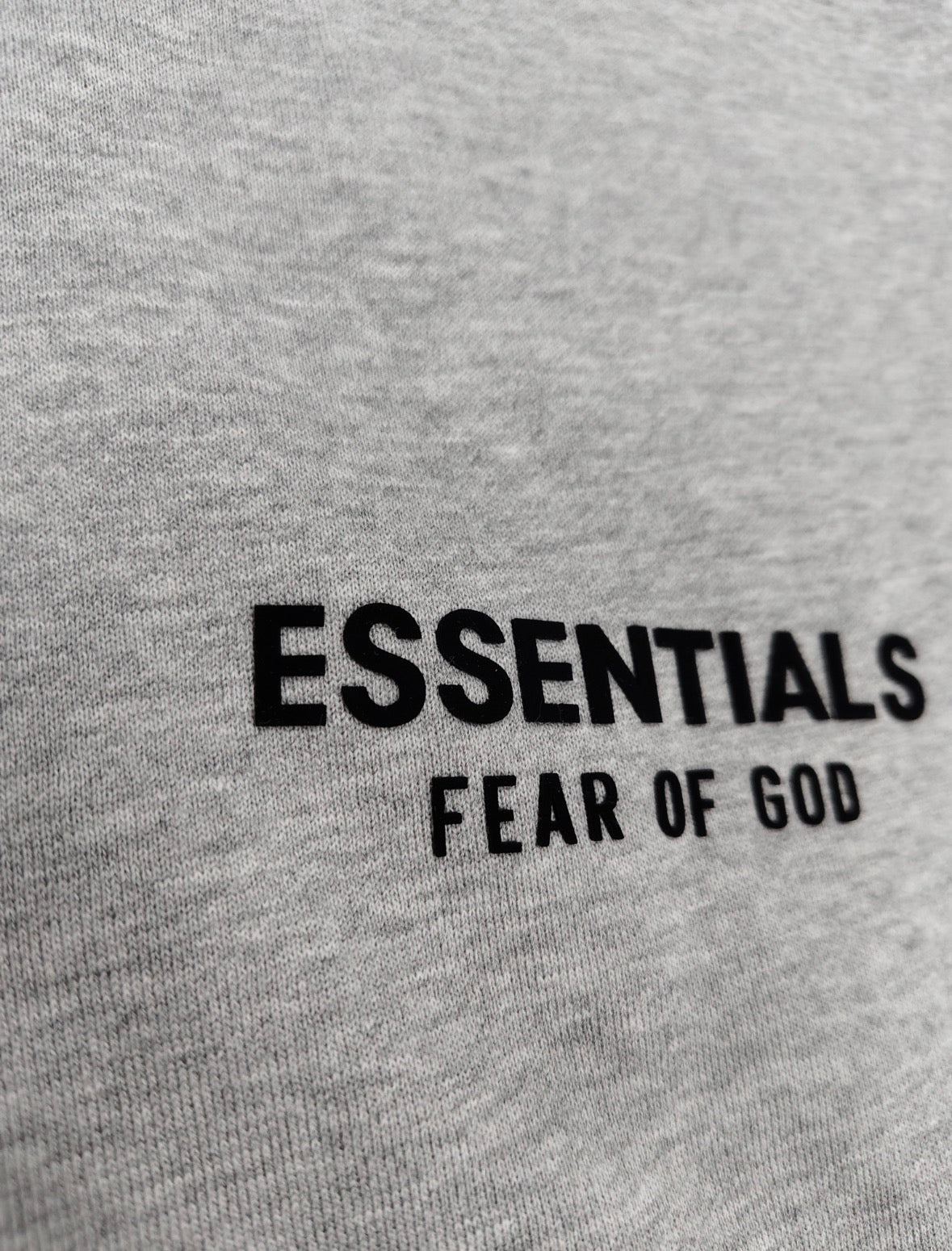 Fear of God Essentials Fleece Hoodie II Light Heather Gray